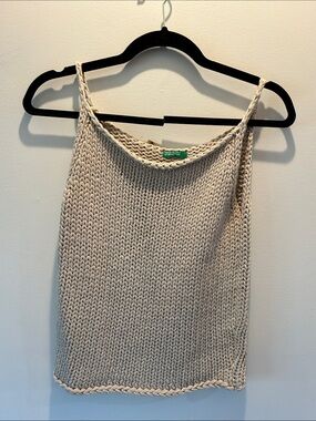 United Colors Of Benetton Cream Knit Camisole